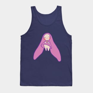 chobits atashi with star / a city with no people pink pastel rabbit Sticker Tank Top